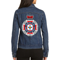 Fire And Rescue Ladies Denim Jacket | Artistshot