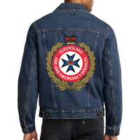 Fire And Emergency Services, Queensland Men Denim Jacket | Artistshot