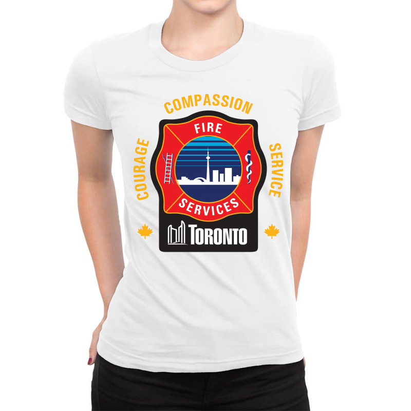 Fire And Rescue Ladies Fitted T-Shirt by mustofahabibina | Artistshot