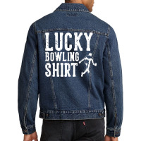 Lucky Bowling Shirt T Shirt Men Denim Jacket | Artistshot