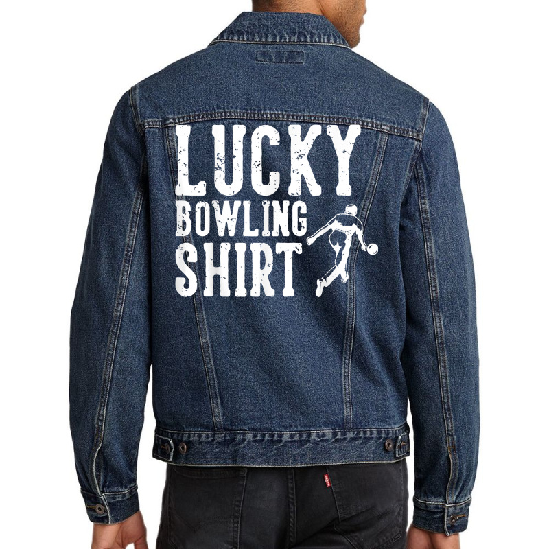 Lucky Bowling Shirt T Shirt Men Denim Jacket | Artistshot