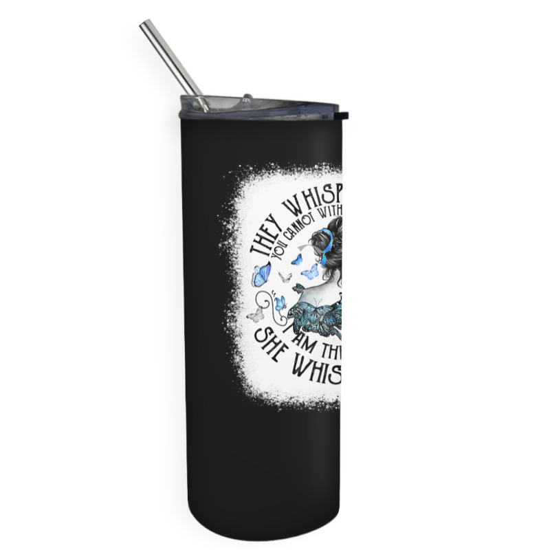 Diabetes Diabetic Bleached I Am The Storm Diabetes T1d Type Awareness Skinny Tumbler by circularflap | Artistshot