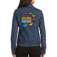 American color science-fiction Tv Series Ladies Denim Jacket | Artistshot