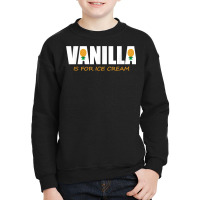 Vanilla Is For Ice Cream Upside Down Pineapple Swinger Theme T Shirt Youth Sweatshirt | Artistshot