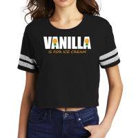 Vanilla Is For Ice Cream Upside Down Pineapple Swinger Theme T Shirt Scorecard Crop Tee | Artistshot