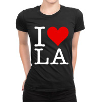 I Love Los Angeles Ladies Fitted T-shirt | Artistshot