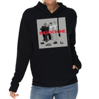 Indochine Best Of French Pop Rock And New Wave Lightweight Hoodie | Artistshot