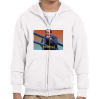 Pondering George George Costanza Youth Zipper Hoodie | Artistshot