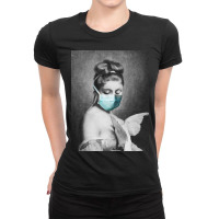 Stay Safe And Free Ladies Fitted T-shirt | Artistshot