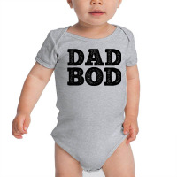 Dad Bod Tshirt Big Bold Workout Daddy Baby Bodysuit | Artistshot