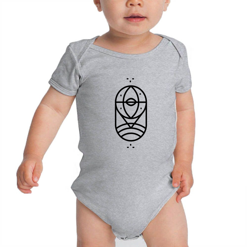 Minimal Art Baby Bodysuit by designsbymallika | Artistshot