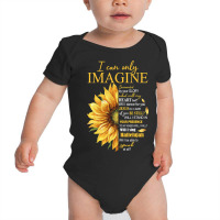 I Only Can Imagine Faith Christian Catholic Jesus God Lover Baby Bodysuit | Artistshot