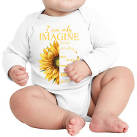 I Only Can Imagine Faith Christian Catholic Jesus God Lover Long Sleeve Baby Bodysuit | Artistshot