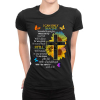 I Only Can Imagine Faith Christian Faith Jesus God On Back Ladies Fitted T-shirt | Artistshot