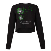 Dandelion Green Ribbon Kidney Disease Awareness Month Family T Shirt Cropped Sweater | Artistshot