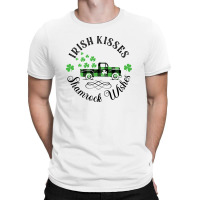 Irish Kisses Shamrock Wishes   St Patrick Day T-shirt | Artistshot