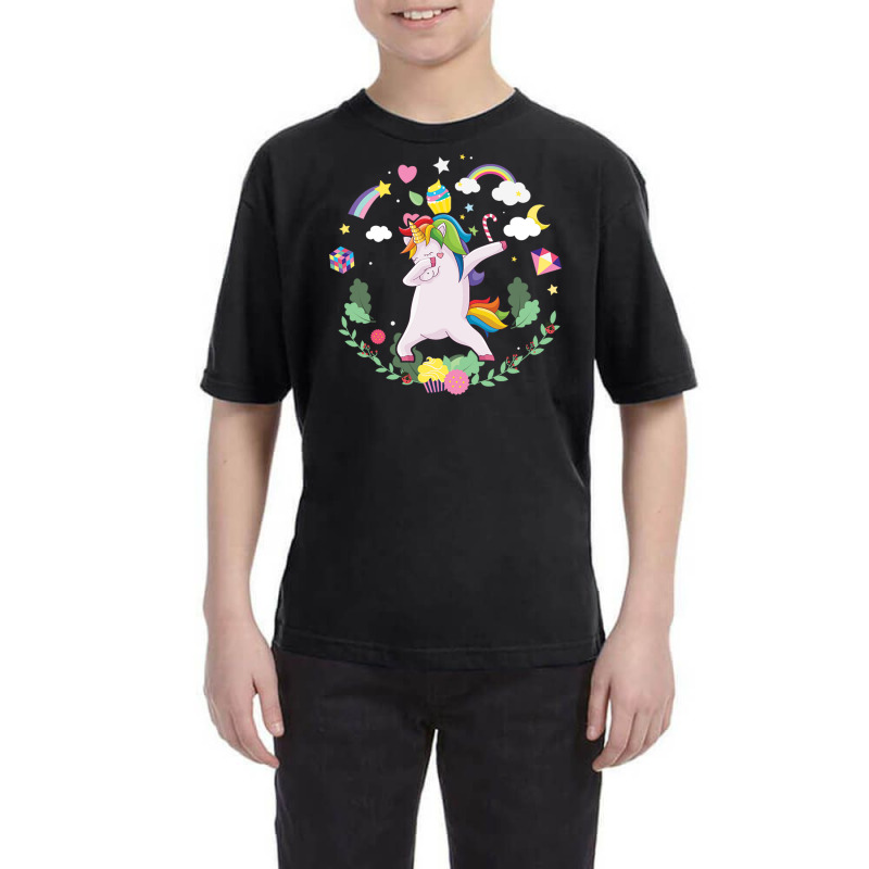 Rainbow Awesome Unicorn Youth Tee by dioginger79 | Artistshot