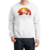 Galveston Island Tx Texas Beach Palms Vacation Surf Sundown T Shirt Crewneck Sweatshirt | Artistshot