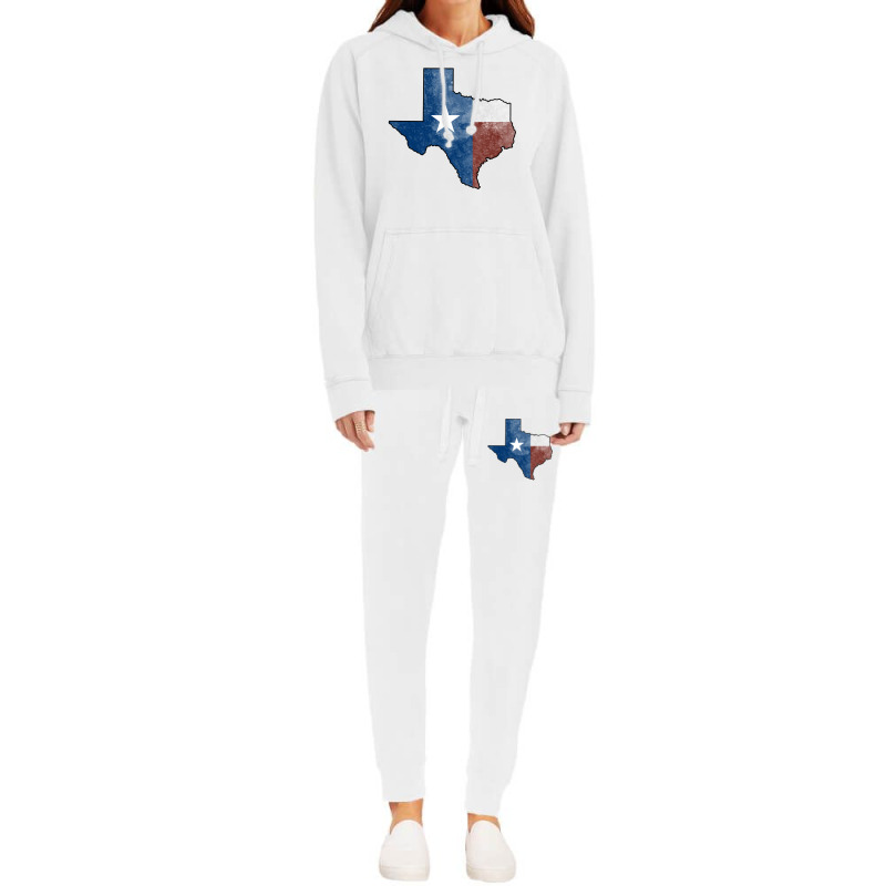 Texas Watercolor Map Hoodie & Jogger Set | Artistshot