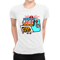 Luck Fruit Machine Ladies Fitted T-shirt | Artistshot