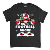 Football Football Gnome Red Plaid Gnomies Matching Family Christmas 97 Classic T-shirt | Artistshot