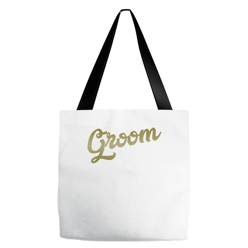 Best Groom Shirt Wedding Party & Bachelor Party, Faux Gold Tote Bags | Artistshot