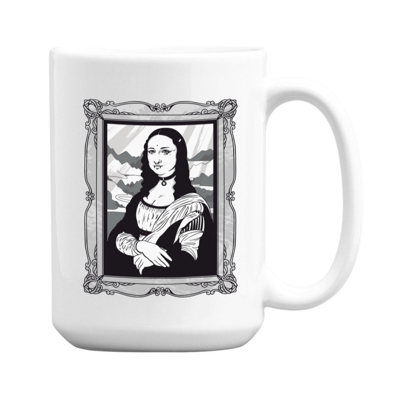 Gothic Mona Lisa 15 Oz Coffee Mug | Artistshot