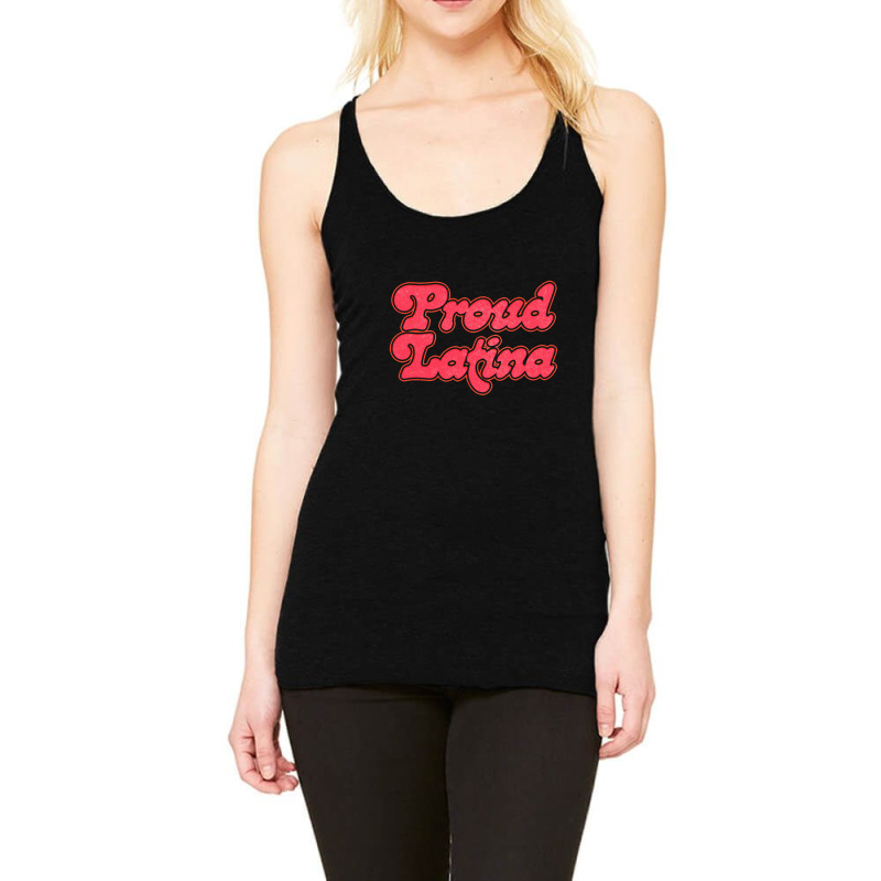 Proud Latina Original Retro Style Design Racerback Tank by qulonuhun | Artistshot