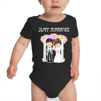 Jewish Wedding Just Married Chuppah Bride Groom T Shirt Baby Bodysuit | Artistshot