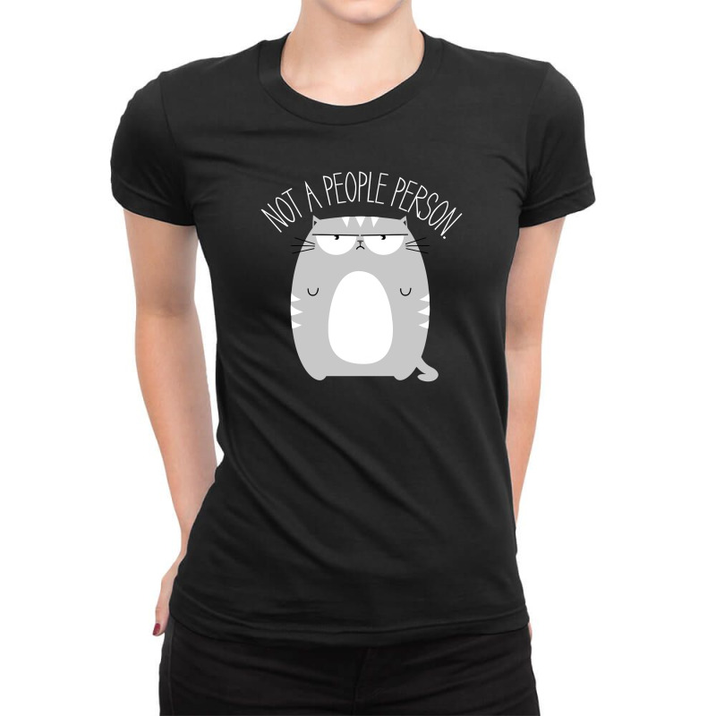 Not A People Person Ladies Fitted T-Shirt by putiandini | Artistshot