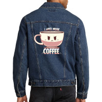 I Need More Coffee Men Denim Jacket | Artistshot