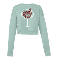 Wine Talking Cropped Sweater | Artistshot