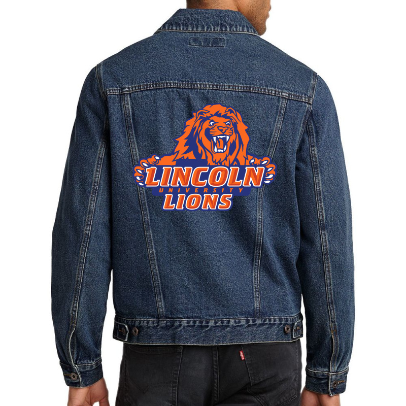 Lincoln Lions Men Denim Jacket | Artistshot