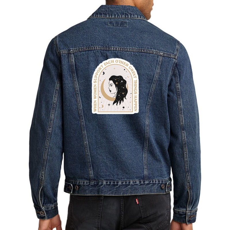 Well Behaved Women Seldom Make Histor Funnyy 103603000 Men Denim Jacket | Artistshot