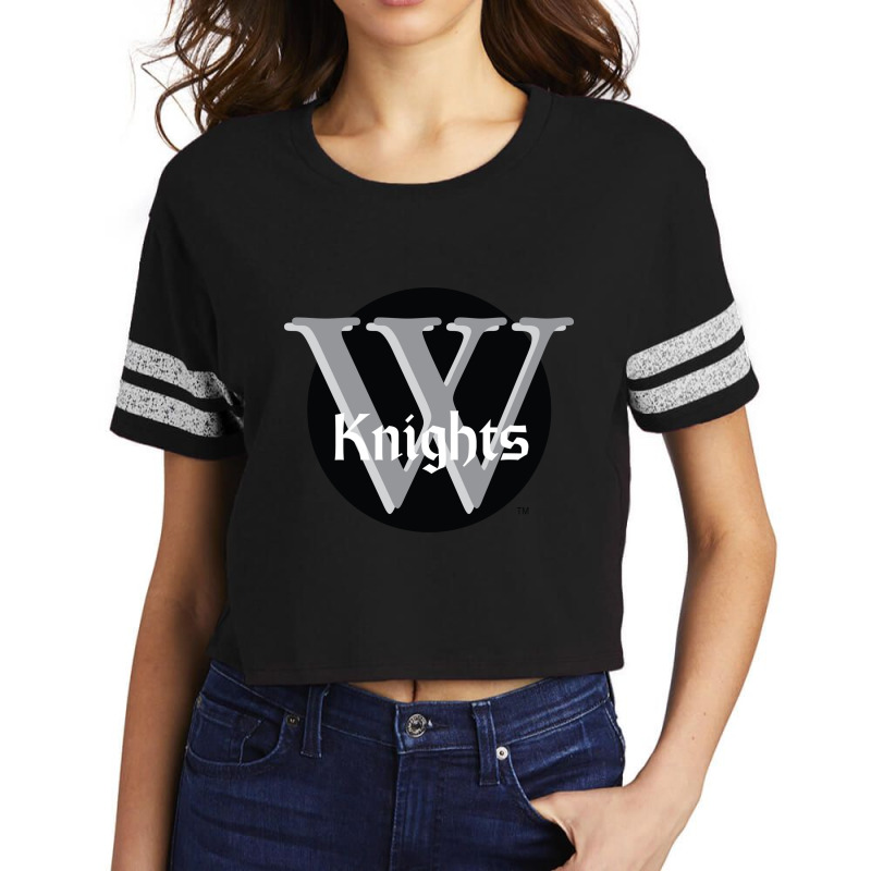 Wartburg College Knights Scorecard Crop Tee by Anidasiti | Artistshot