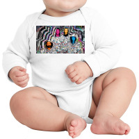 Animal Collective 5 Long Sleeve Baby Bodysuit | Artistshot