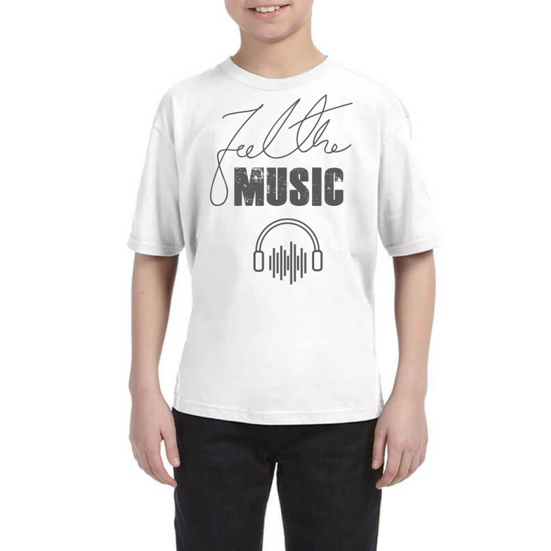 Feel The Music Youth Tee by Şenay | Artistshot