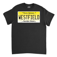 Westfield Nj Hometown New Jersey License Plate Graphic T Shirt Classic T-shirt | Artistshot