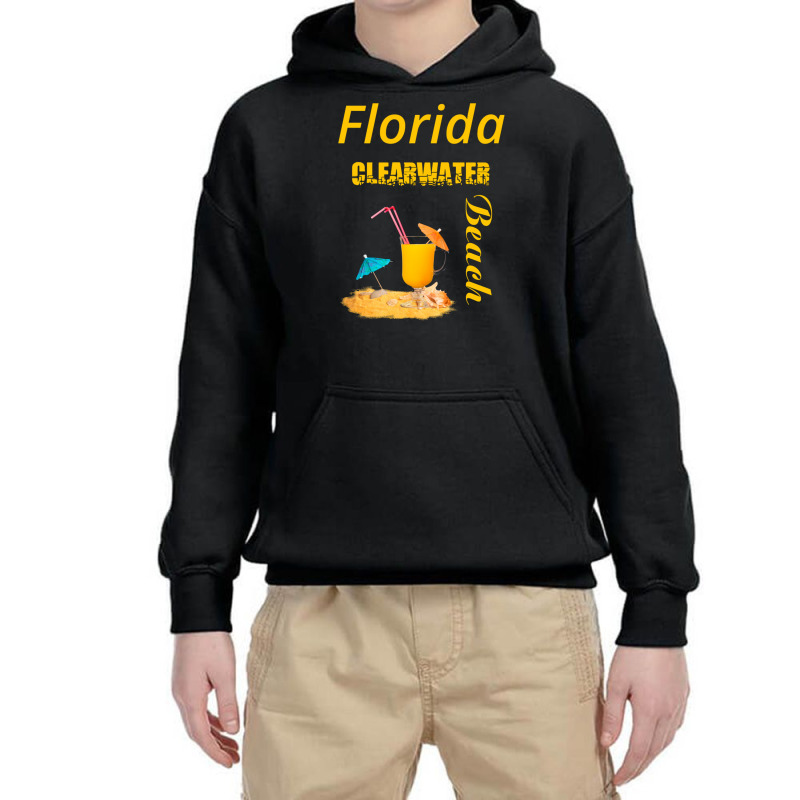 Florida Clearwater Beach Youth Hoodie by DTABoutique | Artistshot