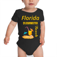 Florida Clearwater Beach Baby Bodysuit | Artistshot