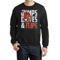 Jumps Drives And Flips Crewneck Sweatshirt | Artistshot