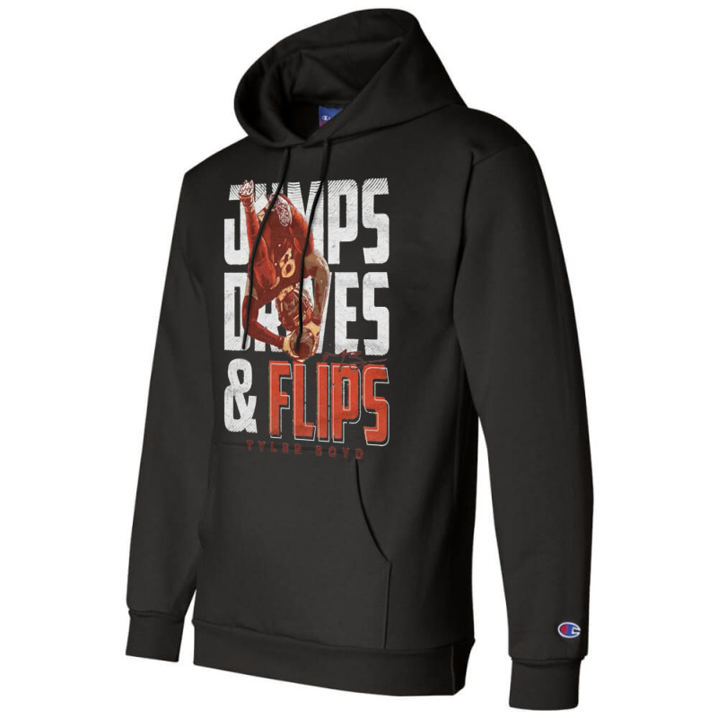 Jumps Drives And Flips Champion Hoodie | Artistshot