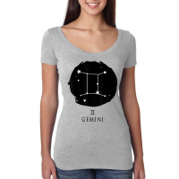 Zodiac Shirt Gemini T Shirt Tee Constellation Women's Triblend Scoop T-shirt | Artistshot