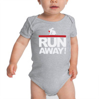 Run Away Rabbit Baby Bodysuit | Artistshot