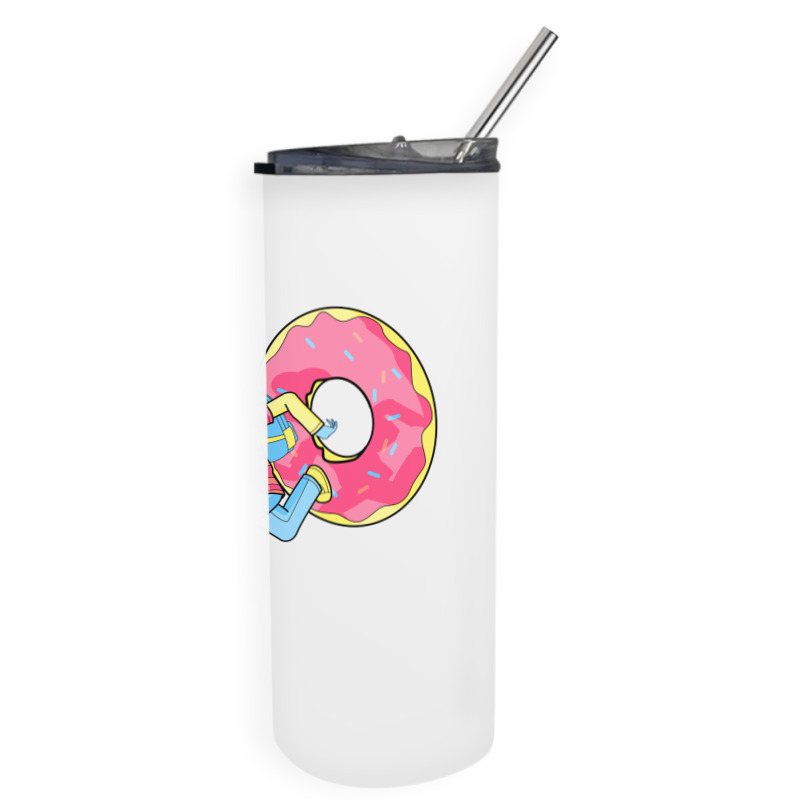 Just Run Because Love Donut Skinny Tumbler | Artistshot