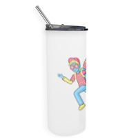 Just Run Because Love Donut Skinny Tumbler | Artistshot