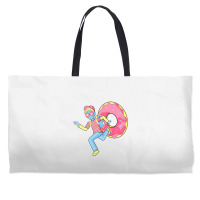 Just Run Because Love Donut Weekender Totes | Artistshot