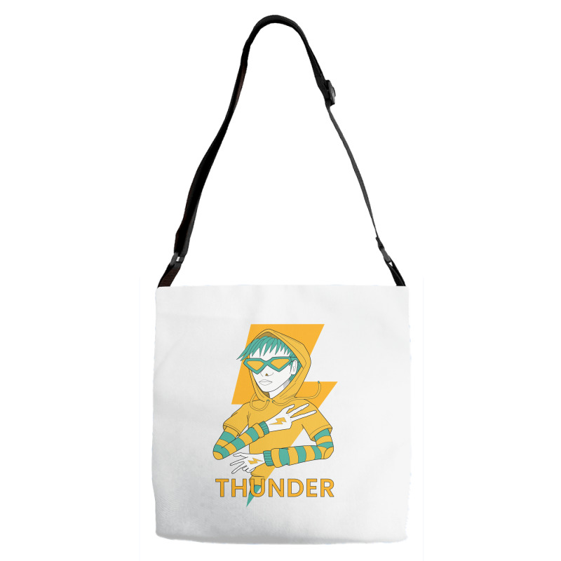 Thunder Man Adjustable Strap Totes | Artistshot