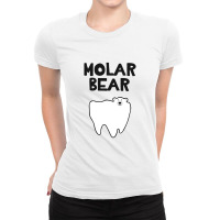 Molar Bear   Funny Polar Bear Ladies Fitted T-shirt | Artistshot