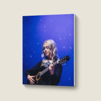 Phoebebridgers Playing The Guitar Portrait Canvas Print | Artistshot